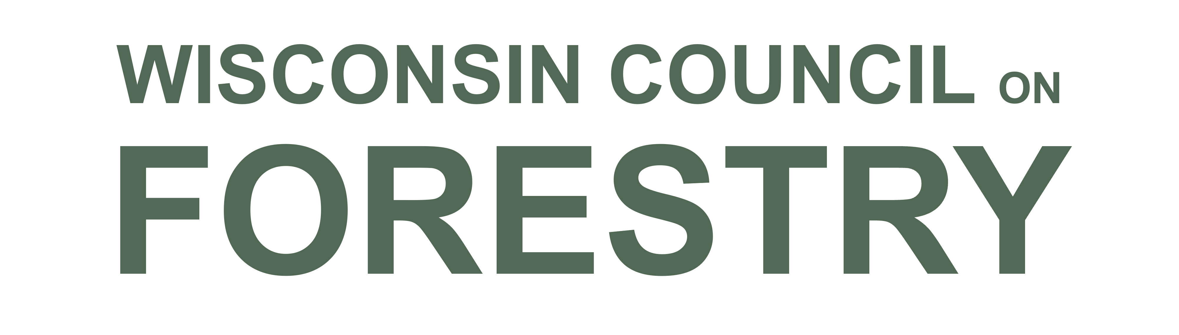 Wisconsin Council on Forestry Logo